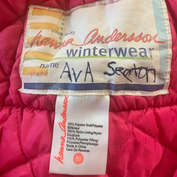 HANNA ANDERSSON Floral Far & Near Snow Bib / Snow Pants size 2 Toddler (80cm) - Picture 16 of 16